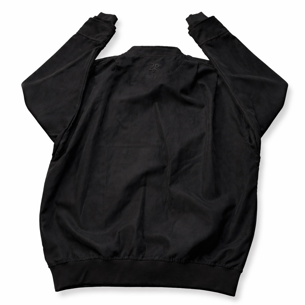 Zero Restriction Microsuede Black Long Sleeve Pul… - image 2